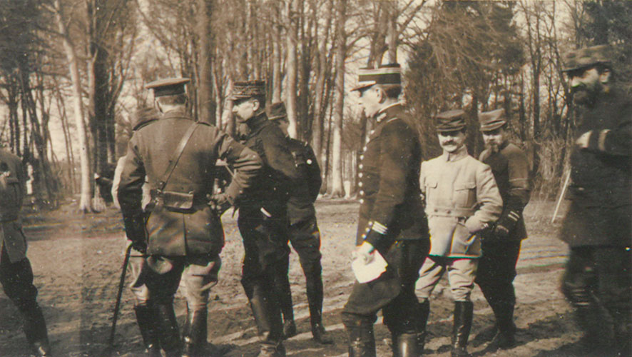 French officers near Ypres