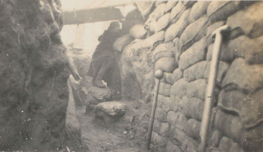A trench in Flanders