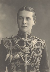 Pat Armstrong in his Tenth Royal Hussars parade uniform