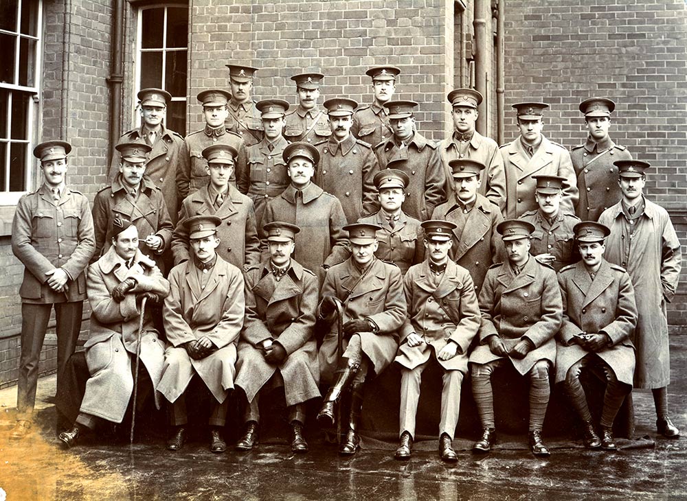 Officers at the Cavalry School, Netheravon
