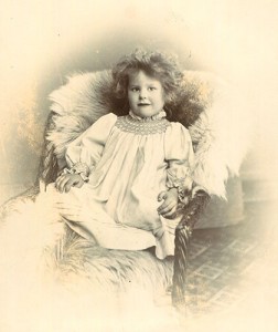 Ione Armstrong aged 3 years and 10 months