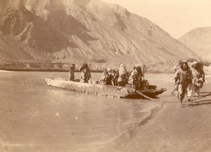On the Indus River at Skardu, Pakistan