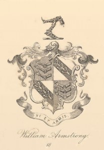 Armstrong family crest and coat of arms