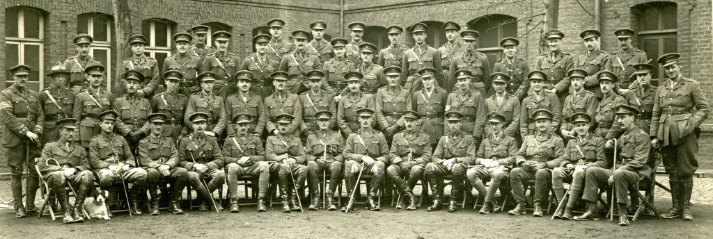 Officers at the Netheravon Cavalry School, 1914