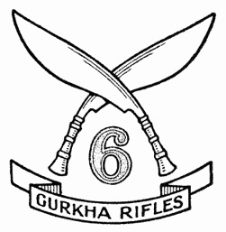 Badge of the 6th Gurkha Rifles