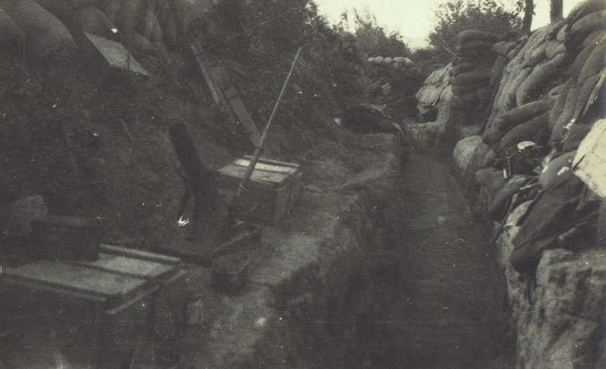A trench at Suvla