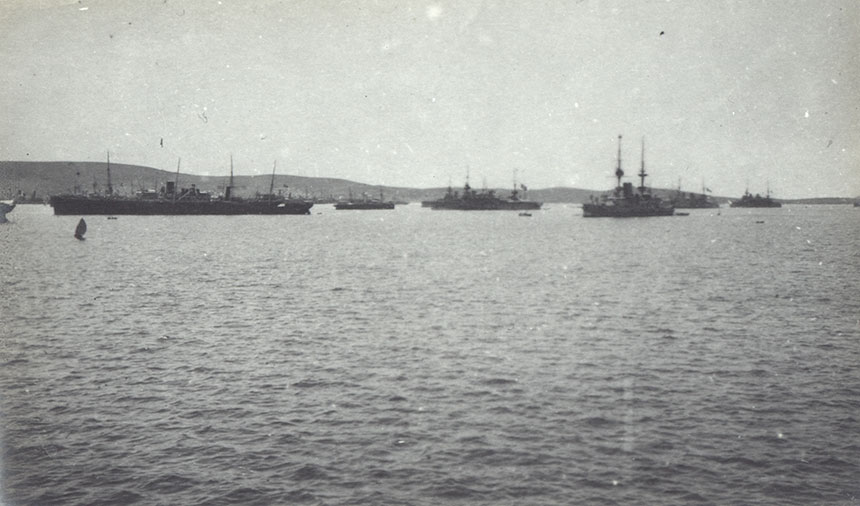 Battleships at Mudros