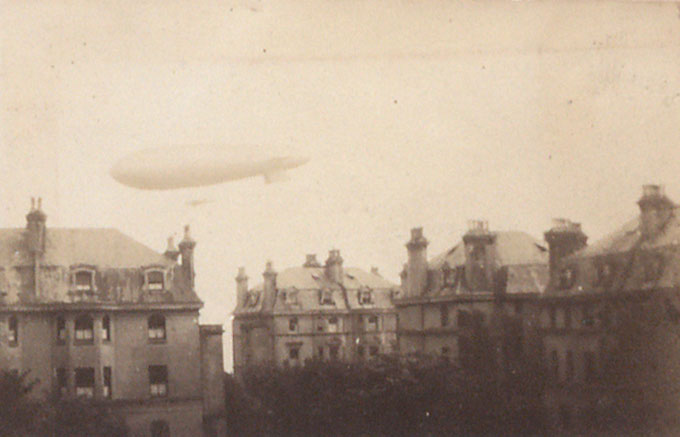A zeppelin in Folkestone