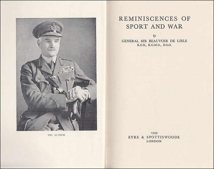 Reminiscences of Sport and War